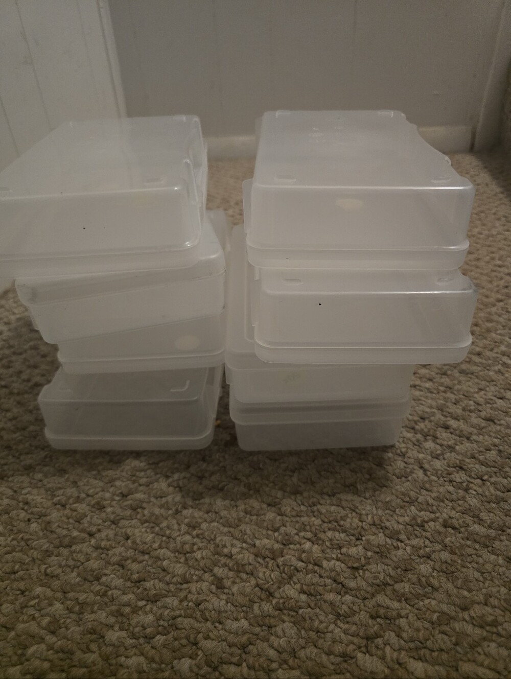 Clear Stackable Plastic Storage Boxes - Home Organization